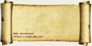 Anđelija Gojsović vizit kartica